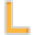 Letter L Neon - Orange