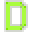Letter D Neon - Green