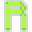 Letter R Neon - Green