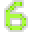 Number 6 Neon - Green