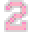 Number 2 Neon - Pink