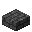 black stone bricks slab