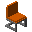 Orange Modern Chair