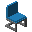 Light Blue Modern Chair