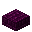 紫色地狱砖台阶 (Purple Nether Brick Slab)