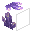 紫水晶簇单向玻璃