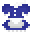 Blue Maid Dress White Fox Tailed