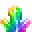 彩虹水晶簇
