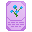 卡片-兰花 (Blue Orchid Card)