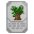 卡片-深色橡木树苗