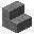 Dark Gray Chess Brick Stairs